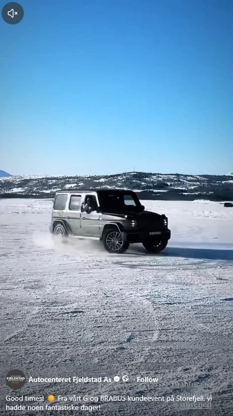 Klipp fra Autocenteret Fjeldstad på Facebook.