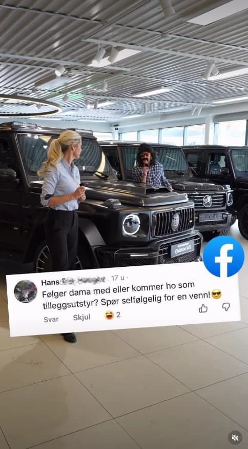 Klipp fra Autocenteret Fjeldstad på Instagram.